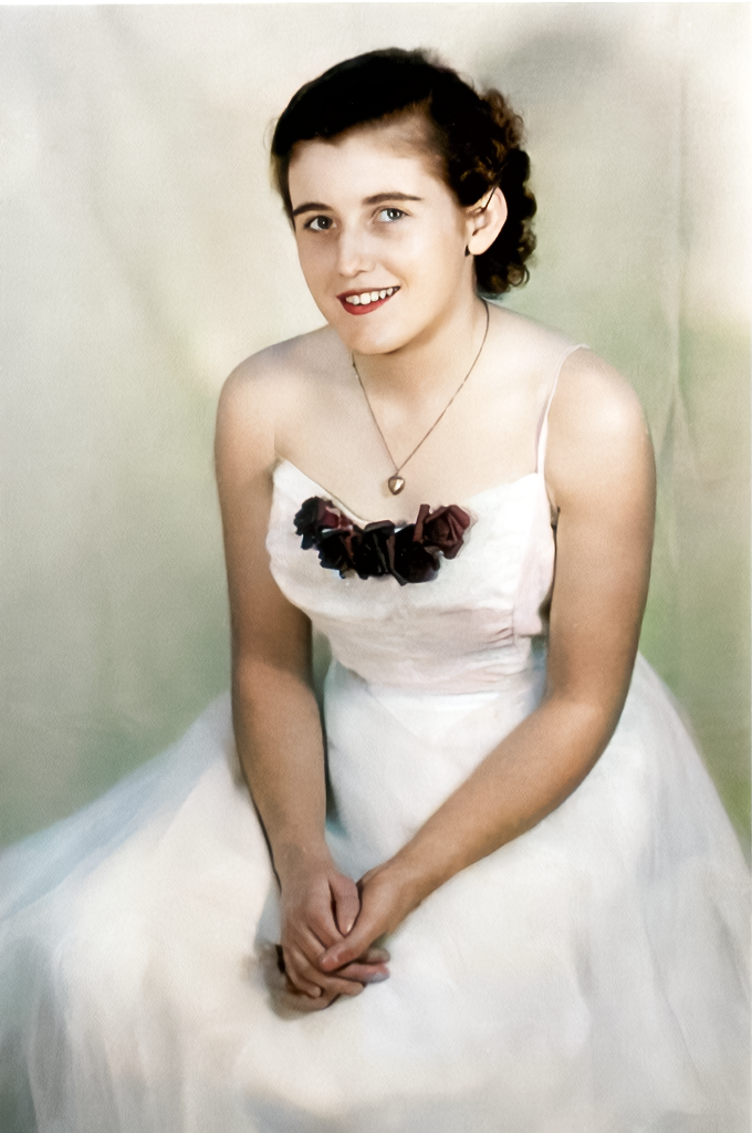 Vintage Portrait Study Restored