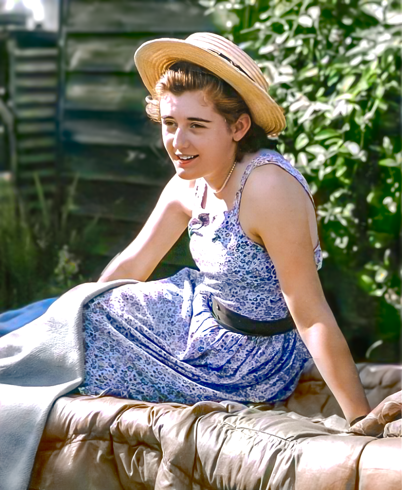 Vintage Mother Portrait Restored